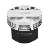 Manley 16+ Nissan VR30DDTT 86mm Bore Grade 2 10:1 CR -3.5cc Dome Flat Top Piston w/ Rings (SINGLE) thumbnail 7