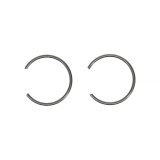 Wiseco 22mm Round Wire Pin Locks (Pair) Retaining Clip Shelf Stock thumbnail 3