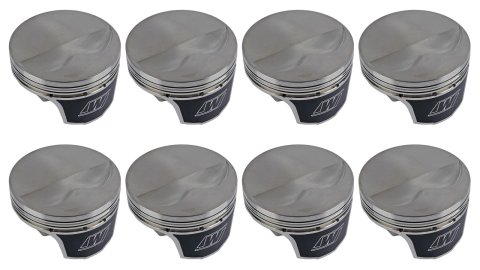 Wiseco Chevy SB RED Series Piston Set 4020in Bore 1250in Compression Height 0927in Pin - Set of 8