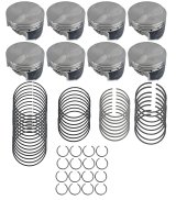 Wiseco Chevy LS1/LS2 RED Series Piston Set 3800in Bore 1304in Compression Height - Set of 8 thumbnail 1