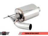 AWE Tuning BMW F3X 340i Touring Edition Axle-Back Exhaust - Chrome Silver Tips (90mm) thumbnail 3