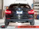 AWE Tuning BMW F22 M235i / M240i Touring Edition Axle-Back Exhaust - Diamond Black Tips (90mm) thumbnail 1