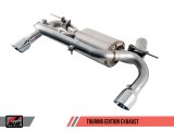 AWE Tuning BMW F22 M235i / M240i Touring Edition Axle-Back Exhaust - Diamond Black Tips (90mm) thumbnail 5