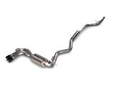 AWE Tuning BMW F3X 28i / 30i Touring Edition Axle-Back Exhaust Single Side - 80mm Black Tips thumbnail 2
