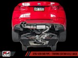 AWE Tuning BMW F3X 28i / 30i Touring Edition Axle-Back Exhaust Single Side - 80mm Black Tips thumbnail 3