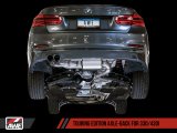AWE Tuning BMW F3X 28i / 30i Touring Edition Axle-Back Exhaust Single Side - 80mm Black Tips thumbnail 6
