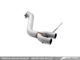 AWE Tuning Porsche Macan Track Edition Exhaust System - Diamond Black 102mm Tips thumbnail 2