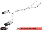 AWE Tuning Audi B9 S4 SwitchPath Exhaust - Non-Resonated (Black 102mm Tips) thumbnail 1