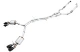 AWE Tuning Audi B9 S4 SwitchPath Exhaust - Non-Resonated (Black 102mm Tips) thumbnail 2