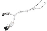 AWE Tuning Audi B9 S4 SwitchPath Exhaust - Non-Resonated (Black 102mm Tips) thumbnail 3