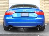 AWE Tuning Audi B8 A5 2.0T Touring Edition Exhaust - Quad Outlet Diamond Black Tips thumbnail 2