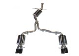 AWE Tuning Audi B8 A5 2.0T Touring Edition Exhaust - Quad Outlet Diamond Black Tips thumbnail 4