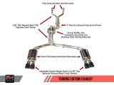 AWE Tuning Audi C7 / C7.5 S7 4.0T Touring Edition Exhaust - Diamond Black Tips thumbnail 5