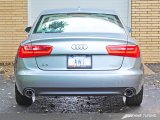 AWE Tuning Audi C7 A6 3.0T Touring Edition Exhaust - Dual Outlet Chrome Silver Tips thumbnail 8