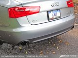 AWE Tuning Audi C7 A6 3.0T Touring Edition Exhaust - Dual Outlet Diamond Black Tips thumbnail 8