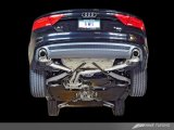 AWE Tuning Audi C7 A7 3.0T Touring Edition Exhaust - Dual Outlet Chrome Silver Tips thumbnail 1