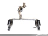 AWE Tuning Audi C7 A7 3.0T Touring Edition Exhaust - Dual Outlet Chrome Silver Tips thumbnail 4