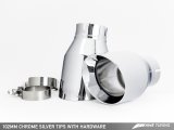 AWE Tuning Audi C7.5 A6 3.0T Touring Edition Exhaust - Quad Outlet Chrome Silver Tips thumbnail 1