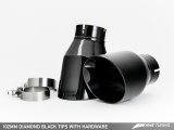 AWE Tuning Audi C7.5 A6 3.0T Touring Edition Exhaust - Quad Outlet Diamond Black Tips thumbnail 3