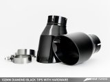 AWE Tuning Audi C7.5 A6 3.0T Touring Edition Exhaust - Quad Outlet Diamond Black Tips thumbnail 7