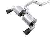 AWE Tuning Ford Focus RS Touring Edition Cat-Back Exhaust - Resonated - Diamond Black Tips thumbnail 6