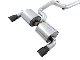 AWE Tuning Ford Focus RS Touring Edition Cat-Back Exhaust - Resonated - Diamond Black Tips thumbnail 7