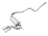 AWE Tuning Ford Focus ST Touring Edition Cat-Back Exhaust - Non-Resonated - Chrome Silver Tips thumbnail 3