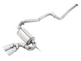AWE Tuning Ford Focus ST Touring Edition Cat-Back Exhaust - Non-Resonated - Chrome Silver Tips thumbnail 4