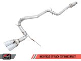 AWE Tuning Ford Focus ST Track Edition Cat-Back Exhaust - Chrome Silver Tips thumbnail 3