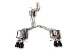 AWE Tuning Audi 8R SQ5 Touring Edition Exhaust - Quad Outlet Diamond Black Tips thumbnail 6