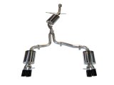 AWE Tuning Audi B8 A4 Touring Edition Exhaust - Quad Tip Diamond Black Tips - Does not fit Cabriolet thumbnail 6