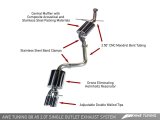AWE Tuning Audi B8 A5 2.0T Touring Edition Single Outlet Exhaust - Polished Silver Tips thumbnail 3