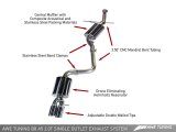 AWE Tuning Audi B8 A5 2.0T Touring Edition Single Outlet Exhaust - Polished Silver Tips thumbnail 8