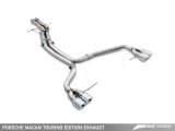 AWE Tuning Porsche Macan Touring Edition Exhaust System - Diamond Black 102mm Tips thumbnail 4
