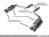 AWE Tuning Panamera 2/4 Touring Edition Exhaust (2014+) - w/Chrome Silver Tips thumbnail 5