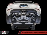 AWE Tuning Porsche 718 Boxster / Cayman Touring Edition Exhaust - Diamond Black Tips thumbnail 6