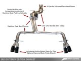 AWE Tuning Audi B8.5 S5 3.0T Track Edition Exhaust - Chrome Silver Tips (102mm) thumbnail 2