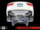 AWE Tuning Audi C7 / C7.5 S7 4.0T Track Edition Exhaust - Diamond Black Tips thumbnail 2