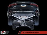 AWE Tuning Audi B9 A5 Track Edition Exhaust Dual Outlet - Diamond Black Tips (Includes DP) thumbnail 1