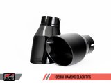 AWE Tuning Audi B9 A5 Track Edition Exhaust Dual Outlet - Diamond Black Tips (Includes DP) thumbnail 2
