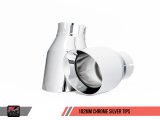 AWE Tuning VW MK7 GTI Track Edition Exhaust - Chrome Silver Tips thumbnail 2