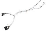 AWE Tuning Audi B9 S4 Track Edition Exhaust - Non-Resonated (Black 102mm Tips) thumbnail 2