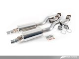 AWE Tuning Audi B8 / C7 3.0T Resonated Downpipes for S4 / S5 / A6 / A7 thumbnail 1