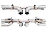 AWE Tuning Porsche 991 GT3 / RS Center Muffler Delete - Diamond Black Tips thumbnail 3