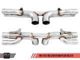 AWE Tuning Porsche 991 GT3 / RS Center Muffler Delete - Diamond Black Tips thumbnail 9