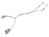 AWE Tuning Audi B9 S5 Coupe 3.0T Track Edition Exhaust - Chrome Silver Tips (102mm) thumbnail 4