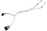 AWE Tuning Audi B9 S5 Sportback Track Edition Exhaust - Non-Resonated (Black 102mm Tips) thumbnail 2