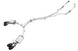 AWE Tuning Audi B9 S5 Sportback Touring Edition Exhaust - Non-Resonated (Black 102mm Tips) thumbnail 3