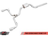 AWE Tuning Volkswagen GTI MK7.5 2.0T Track Edition Exhaust w/Chrome Silver Tips 102mm thumbnail 7
