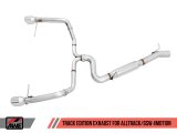 AWE Tuning VW MK7 Golf Alltrack/Sportwagen 4Motion Track Edition Exhaust - Polished Silver Tips thumbnail 9